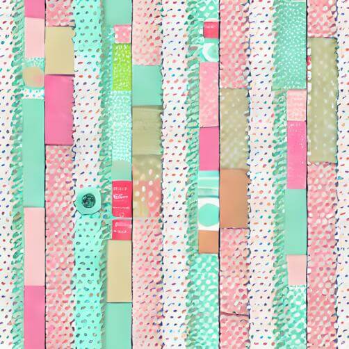 Colorful Collage of Paper Strips Colorful Collage of Paper Strips thumbnail