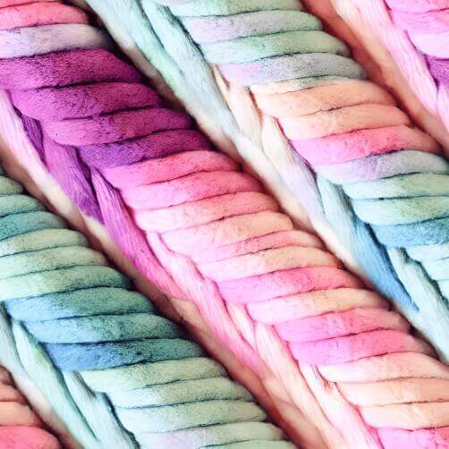 Close-up of Colorful Woven Yarns Close-up of Colorful Woven Yarns thumbnail