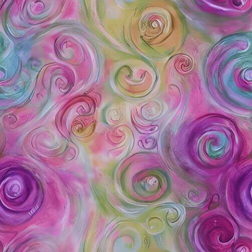 Colorful Abstract Painting with Swirls in Various Shades Colorful Abstract Painting with Swirls in Various Shades thumbnail