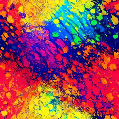 Colorful Abstract Painting with Paint Splashes Colorful Abstract Painting with Paint Splashes thumbnail
