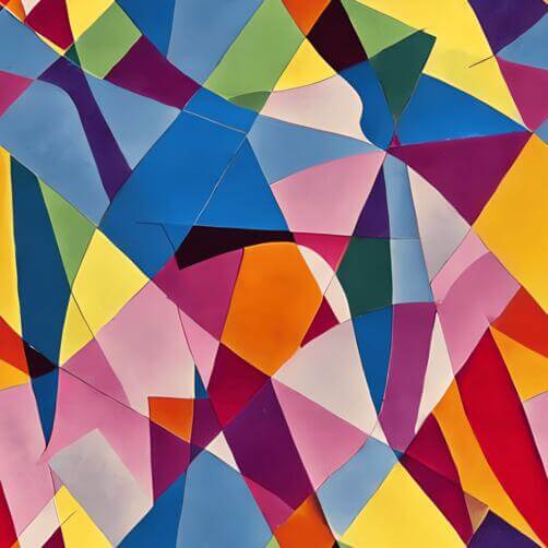 Colorful Abstract Painting with Various Shapes and Colors Colorful Abstract Painting with Various Shapes and Colors thumbnail