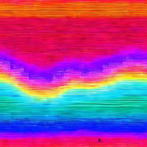 Rainbow Colored Wave Abstract Art Rainbow Colored Wave Abstract Art thumbnail