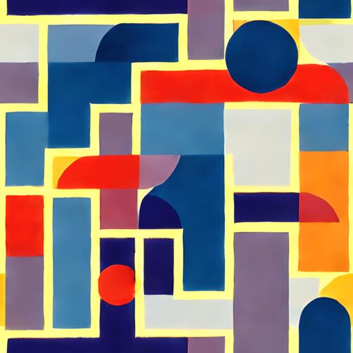 Colorful Abstract Painting with Various Shapes and Colors Colorful Abstract Painting with Various Shapes and Colors thumbnail