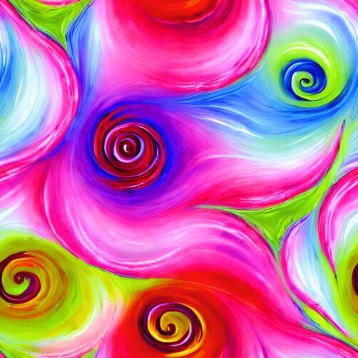 Colorful Abstract Pattern with Swirls and Spirals Colorful Abstract Pattern with Swirls and Spirals thumbnail