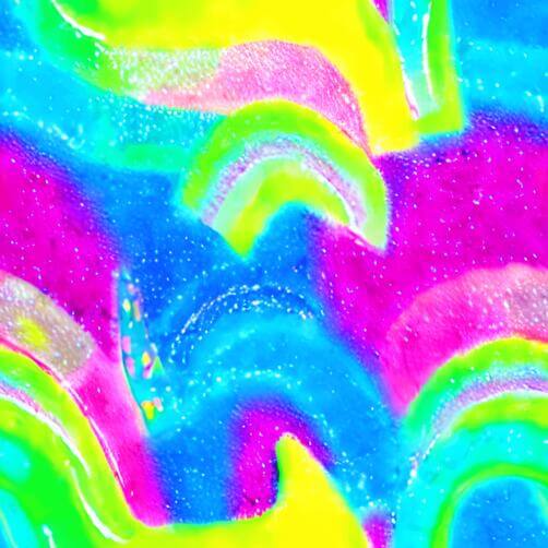 Colorful Abstract Painting with Brightly Colored Shapes and Swirls Colorful Abstract Painting with Brightly Colored Shapes and Swirls thumbnail