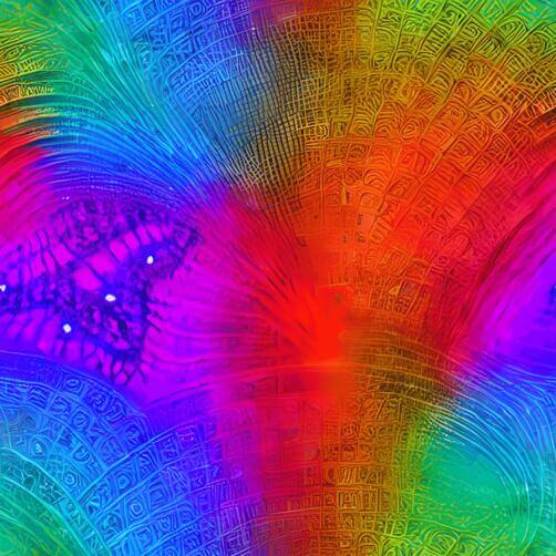 Colorful Abstract Painting with Butterflies Colorful Abstract Painting with Butterflies thumbnail