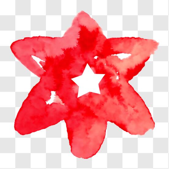 Download Red Star Origami Paper Cutout for Decoration and Crafts PNG Online  - Creative Fabrica