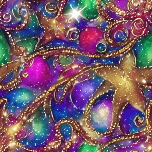 Decorative Background with Festive Stars and Ornaments Decorative Background with Festive Stars and Ornaments thumbnail