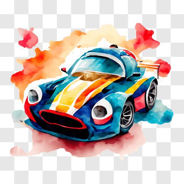 Download Unique and Creative Racing Car Artwork PNG Online - Creative ...