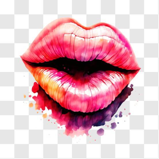 Download Express Yourself with Custom Lip Designs on Lips App PNG
