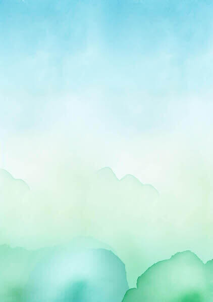 Download Green and Blue Landscape Painting with Mountains, Trees, and ...