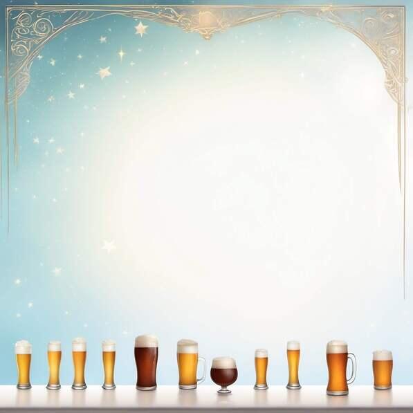 Download Beer Glasses Background with Ornate Frame Backgrounds Online ...