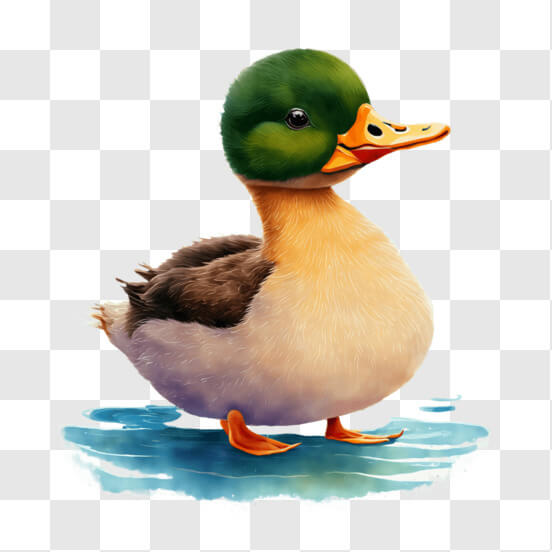 Cartoon Duck Standing in Water Cartoons Cartoon Duck Standing in Water Cartoons thumbnail