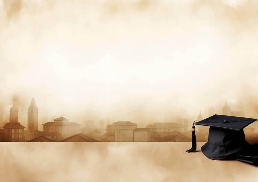 Download Graduation Cap and City Skyline Backgrounds Online - Creative ...