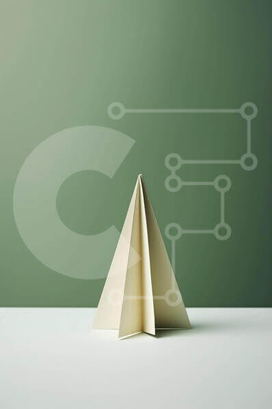 White Paper Tree for Origami and Art stock photo | Creative Fabrica