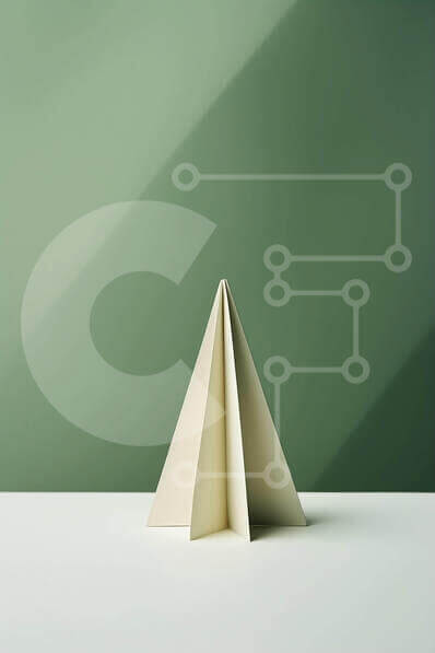 Abstract White Paper Tree on Green Background stock photo | Creative ...