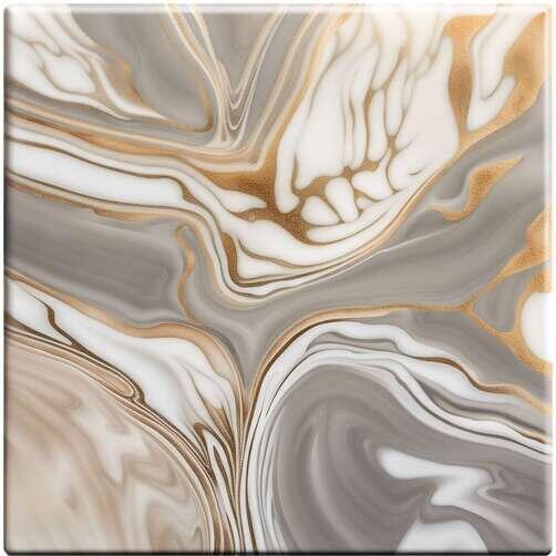 Marble Tile with Swirls in White, Brown, and Gold Marble Tile with Swirls in White, Brown, and Gold thumbnail
