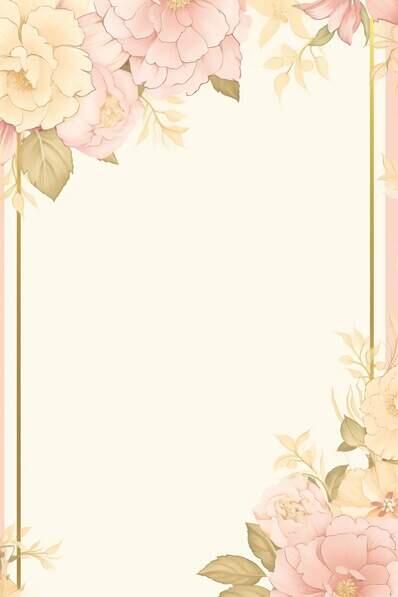 Download Pink Floral Background with Gold Frame Backgrounds Online ...