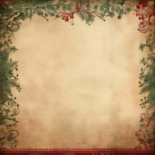 Vintage Floral Paper Frame with Ornamental Design Vintage Floral Paper Frame with Ornamental Design thumbnail