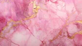 Pink Marble Background with Gold Accents Pink Marble Background with Gold Accents thumbnail