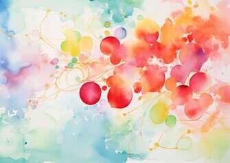 Colorful Watercolor Balloons Painting Colorful Watercolor Balloons Painting thumbnail