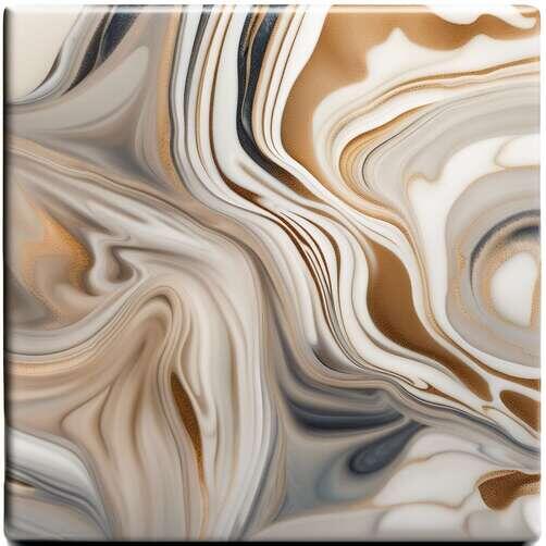 Abstract Marbled Surface with Brown, Beige, and Black Swirls Abstract Marbled Surface with Brown, Beige, and Black Swirls thumbnail
