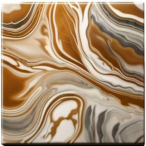 Decorative Marble Surface with Brown and Beige Swirling Patterns Decorative Marble Surface with Brown and Beige Swirling Patterns thumbnail