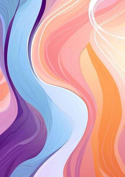 Download Colorful Abstract Background with Swirls and Waves Backgrounds ...