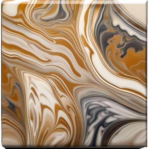 Abstract Marbled Surface with Brown, White, and Black Swirls Abstract Marbled Surface with Brown, White, and Black Swirls thumbnail