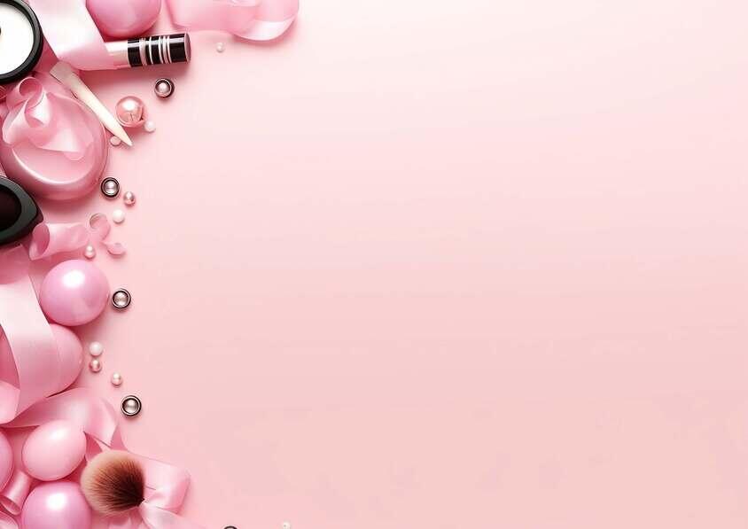 Download Elegant Pink Cosmetics Background Backgrounds Online ...
