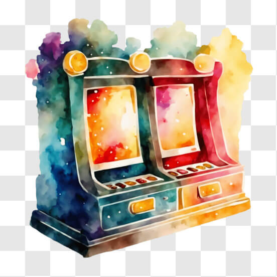 Casino Slot Game Vector PNG Images, Gold Shield And Red Ribbon