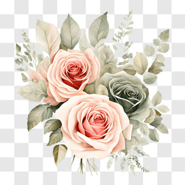 Download Artistic Floral Arrangement on Black Background PNG Online ...