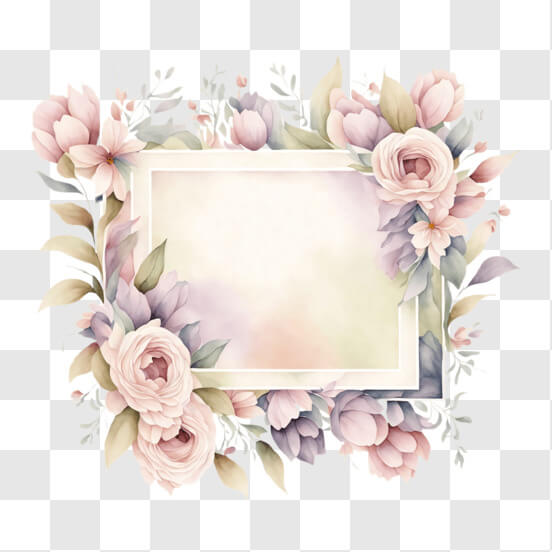 Flower Border PNG - Download Free & Premium Transparent Flower Border PNG  Images Online - Creative Fabrica