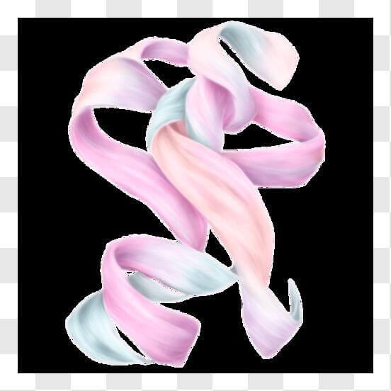 Download Pink and White Ribbon Bow PNG Online - Creative Fabrica