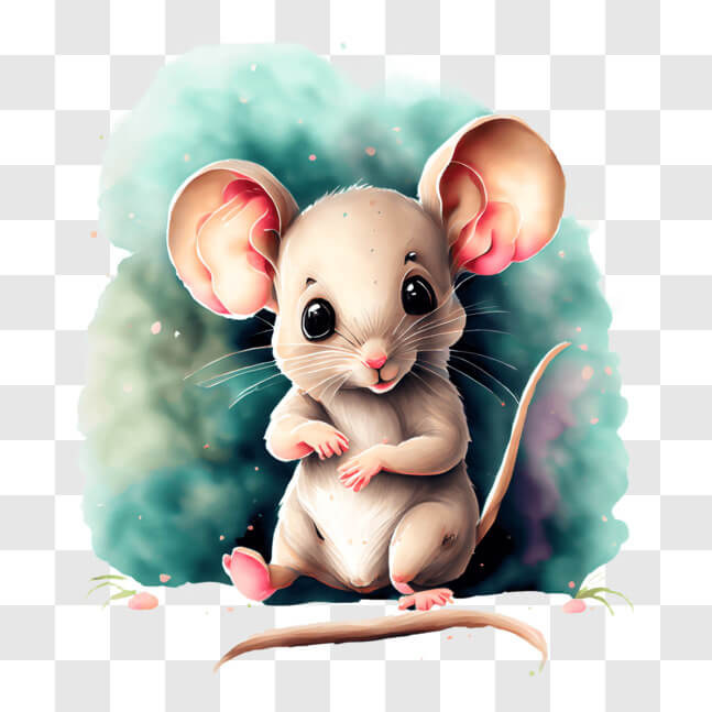 Download Adorable Mouse in the Background PNGs Online - Creative Fabrica