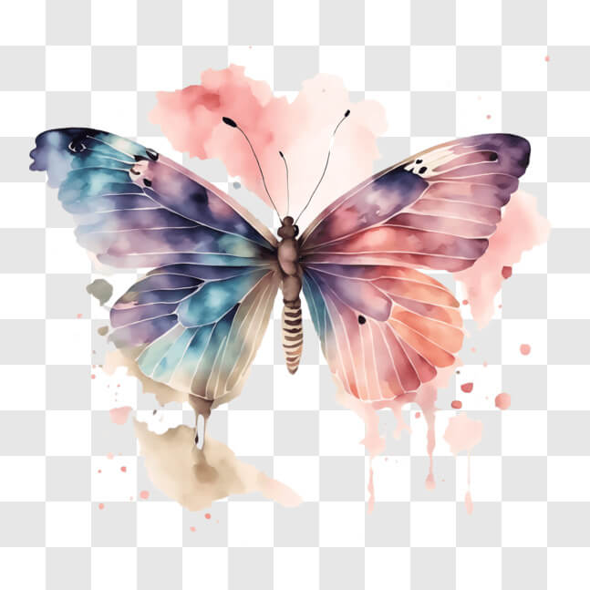 Download Abstract Butterfly Artwork PNG Online - Creative Fabrica