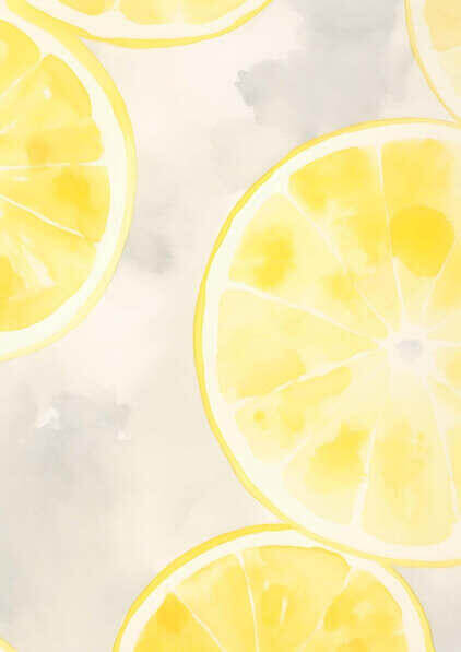 Download Abstract Watercolor Lemon Slices Pattern Backgrounds Online ...