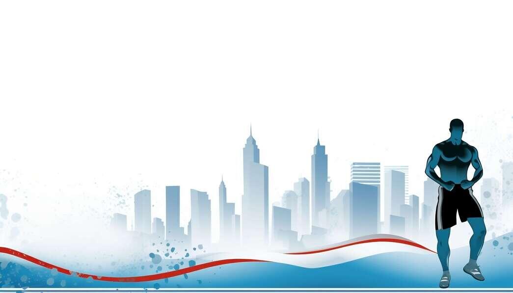 Download Man Running in Abstract Cityscape Backgrounds Online ...