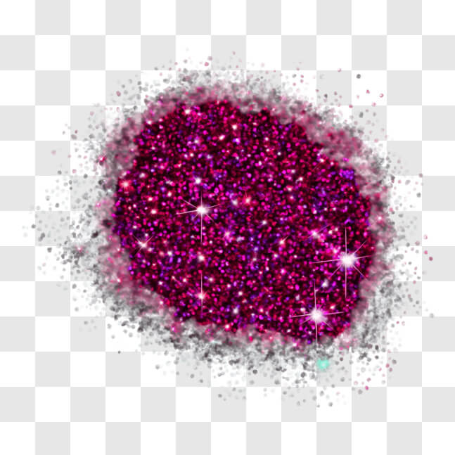 Download Cluster of Glitter Particles on Black Background PNGs Online ...