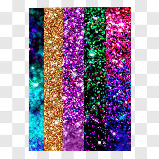 Download Colorful Glitter Backgrounds on Black PNGs Online - Creative ...