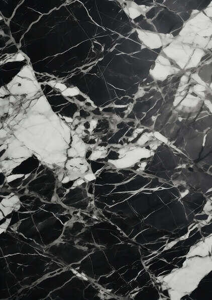 Close-up of Black and White Marble Surface Close-up of Black and White Marble Surface thumbnail