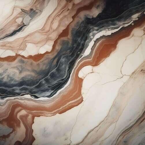 Abstract Marble Surface with Brown, Black, and White Swirls Abstract Marble Surface with Brown, Black, and White Swirls thumbnail