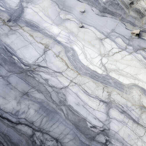 Black and White Cat Sitting on a Marble Wall Black and White Cat Sitting on a Marble Wall thumbnail