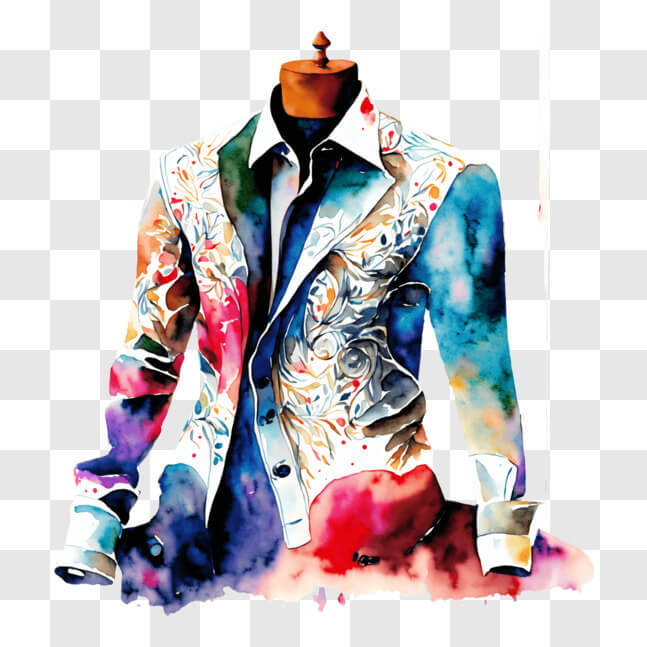 Download Colorful Suit Jacket Illustration for Fashion Accessories PNG ...