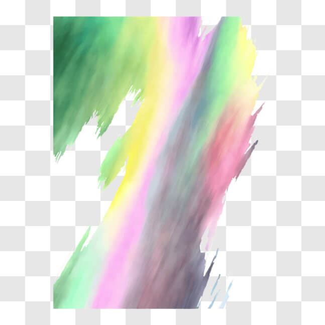 Download Abstract Rainbow Waterfall Painting PNG Online - Creative Fabrica