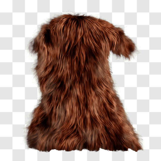 Download Fluffy Brown Fur Animal PNG Online - Creative Fabrica