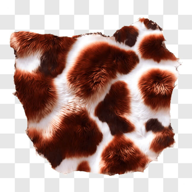 Download Close-up of Brown and White Animal Fur PNG Online - Creative ...