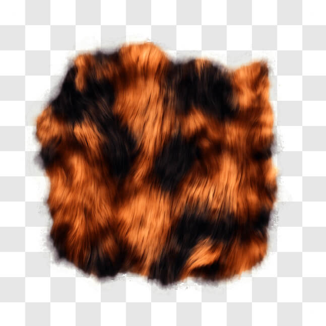 Download Orange and Black Fur Fabric Texture for Animal-Inspired ...