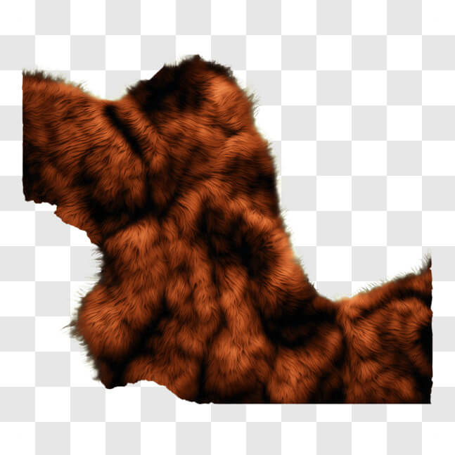 Download Furry Brown Animal Fur Fabric for Protection and Comfort PNG ...