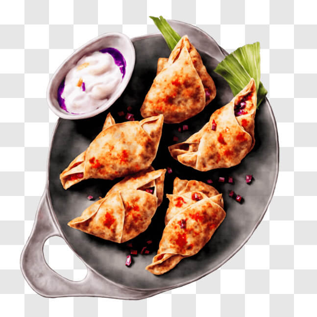 Download Delicious Empanadas with Cream Cheese Filling PNG Online ...